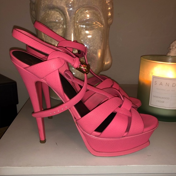 YSL TRIBUTE SANDAL. Such a pretty shoe. - Picture 2 of 5